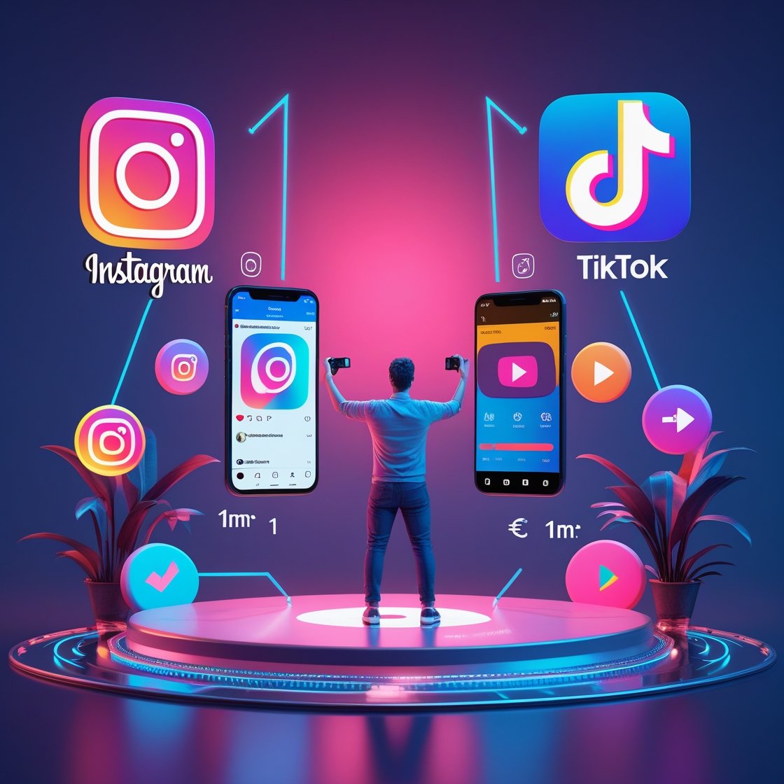 Instagram vs TikTok: Onde Seu Conteúdo vai Crescer Mais em 2025? (Testes Reais)